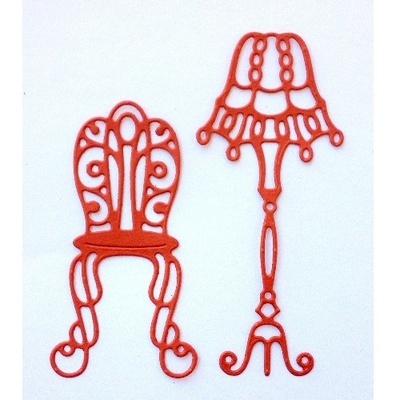 Лезвие Crafty Ann - Chair and Floor Lamp Set