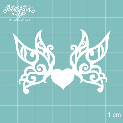 Чипборд від Вензелик - Пара метеликів 02, розмір: 56x37 мм