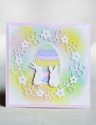 Ніж для вирубки від Poppystamps - Striped Egg