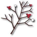 Ніж для вирубки від Memory Box - Dies- Flowering Winterberry