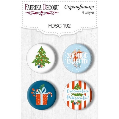 Набір скрап-фішок Фабрика Декору з 4 шт. No 192