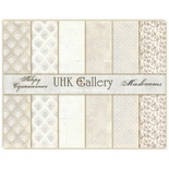 Набор двусторонней скрапбумаги UHK Gallery - Mushrooms 2018, 30х30 см