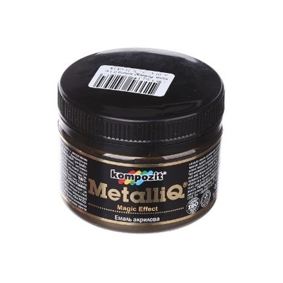 Эмаль акриловая METALLIQ Kompozit римськое золото, 100 г
