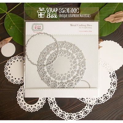 Ніж для вирубки Набір Ажурних рамок (4 елемент) Cu-R-001, TM ScrapBox