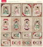 Лист с картинками от Тамары Старцевой - №07, 20,4х21,5 см, 16 шт.