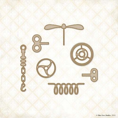 Чипборд Blue Fern Studios - Spare Parts