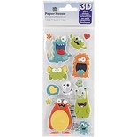 Наклейки от Paper House - Puffy Stickers - Monsters, 7,6x16,5 см