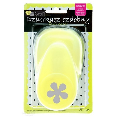 Дірокол фігурний 5см Квітка 3, TM dpCraft (Dalprint)