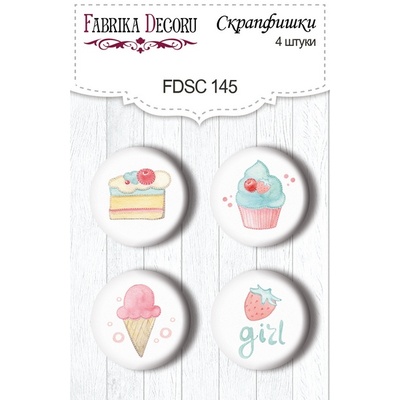 Набор скрапфишек Фабрика Декору из 4 шт. FDSC 145