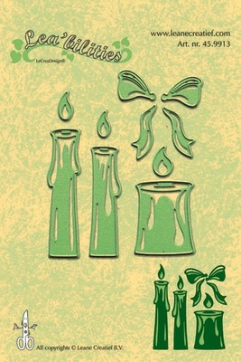 Ніж для вирубки від LeCreaDesign - Candles cut and embossing die