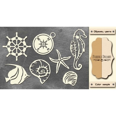 Чипборд Фабрика Декору - FDCH-140, цвет молочный, крафт