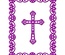 Ніж для вирубки Crafty Ann - Frame with Cross
