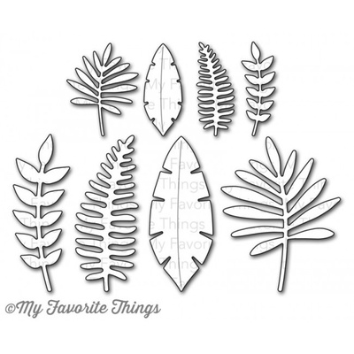 Лезвие My Favorite Things - Die-namics Wild Greenery, 8 шт.