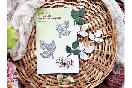 Ножі для вирубки "Гілочки троянди" від AgiArt, 52*43 мм, 45*37 мм