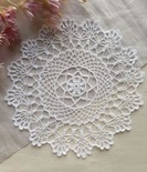 Затишний декор від LESHCHENKO - Вʼязана Серветка №59, 18,5см, 1шт.