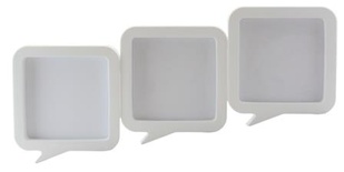 Фоторамка від Blossom Line - Думлі, 3 шт., 9x9 см