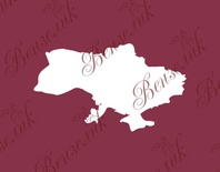 Чипборд від Вензелик - Україна 02, розмір: 26x45 мм