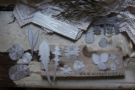 Набір ножів для вирубки від Scrapfriend - Екостиль