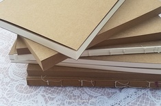 Блоки для блокнотов  от TM EK, молочные (чистые без рисунка), формат А5