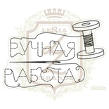 Акриловий штамп Lesia Zgharda IS003b Ручна робота з котушкою і голкою, 5,8*3,9 см.