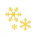 Дірокол фігурний 7,5см СНІЖИНКИ, TM dpCraft (Dalprint)