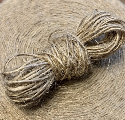 ШпагТонкий шпагат банківський, лляно-пеньковий, армований з синтетичною ниткою, 5 метрів, код 40211044