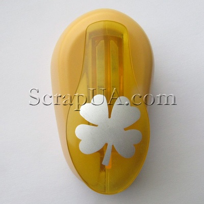 Фигурный дырокол Чарівна Мить - Лист клевера, размер 2.5 см