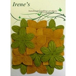 Декоративні квіти різних кольорів, розмір упаковки: 12x16,5см, 20 шт.