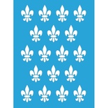 Маска - Фабрика Декору - Лілії геральдика1, 20см Х15см