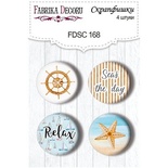 Набір скрап-фішок від ТМ Фабрика Декору з 4 шт. No 168