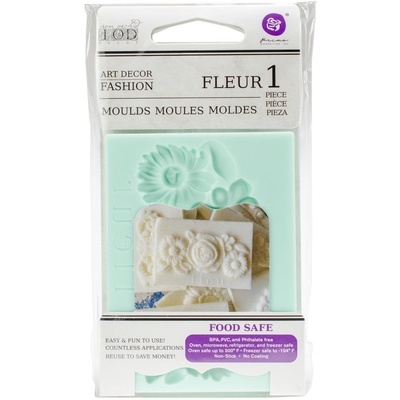 Молды силиконовые  от Prima - Art Decor Mould 2.5"X3.5" - Fleur