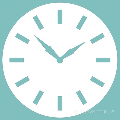 Годинник, розмір: 0,055 х 0,055 см