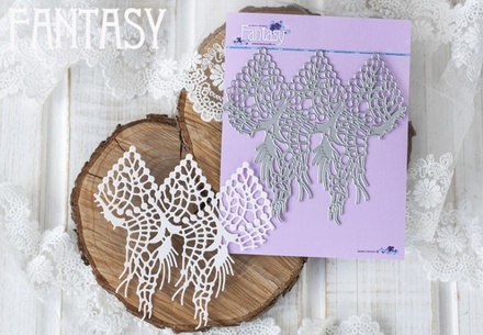 Ніж для вирубки Fantasy «Мереживо дранка Б», розмір 11,7x11 см