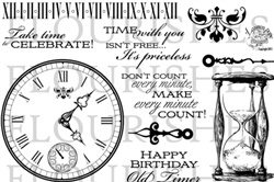 Акриловий штамп Flourishes - Moments in Time