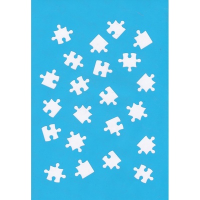 Трафарет - Фабрика Декора - Пазлы, 15смх20см