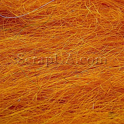 Сизаль натуральный, цвет оранжевый, 40 г