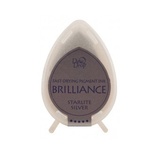 Чорнило для штампінгу Tsukineko - Brilliance Dew Drops Starlite Silver