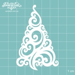 Чипборд від Вензелик - Ялинка 05, розмір: 51x78 мм