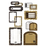 Набір карток для журналінгу з велумом від BasicGrey - Basic Kraft - Journaling Transparencies - Take Note