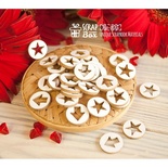 Чипборд ScrapBox - Мереживочки зі стрілочками і зірочками (30 шт.) Ho-105