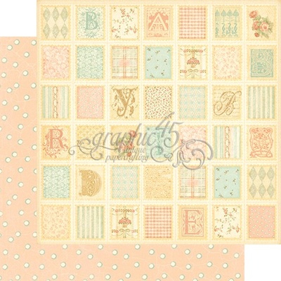 Набор скрапбумаги и декора Graphic 45 - Baby 2 Bride—Deluxe Collector's Edition, 30х30 см