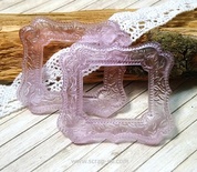 Прозора рамка зі смоли №1 (бузкова) від Евгенія Курдібановська ТМ