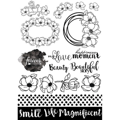 Оверлей - Фабрика Декору - Magnolia-sky, розмір 20 х 30см