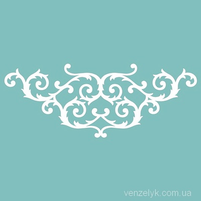 Чипборд від Вензелик - Вензель 10, 95x37 мм, розмір: 95x37 мм