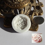 Силіконова форма (молд) - квітка, розмір: 30x32 мм