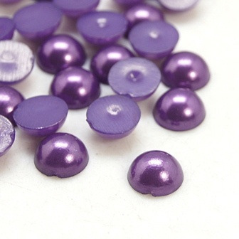 Напівперлинки BlueViolet, 4x2м, колір бузковийвий, 50 шт.