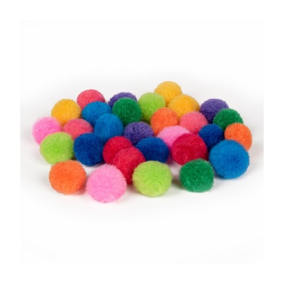 Помпони SANTI кольорові 18мм 30 шт.