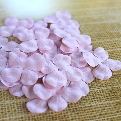 Гортензия, цвет: бледно-розовый, 2,5 см, 20 шт.