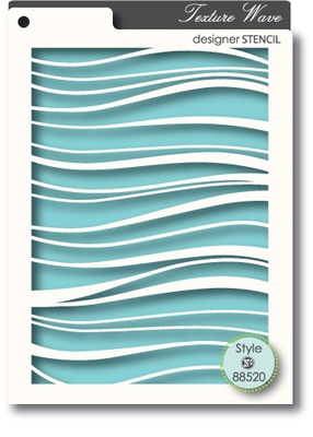 Маска от Memory Box -  STENCILS- Wave