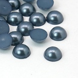 Напівперлинки DarkTurquoise, 4x2м, колір темно-бірю, 50 шт.